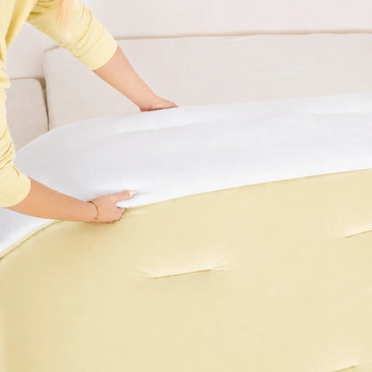 Mellow Sleep | MarshMellow Comforter - Double-Stuffed Ultra-Soft A-Class Fabric Heat-Adaptive Vegan Fill OEKO-TEX Certified Machine Washable