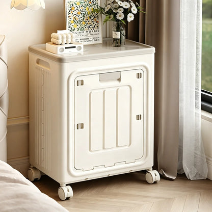 UFORU PP Rectangular Rolling Wheeled Laundry Basket